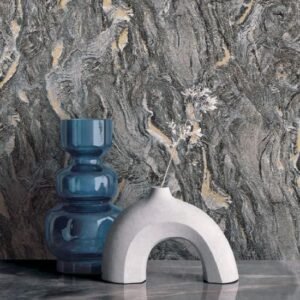 Marble Grey Office Wallpaper