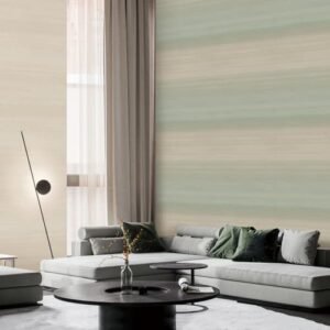Faded Clay Taupe Living Room Wallpaper
