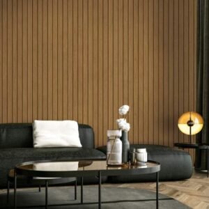 Antique Bronze Living Room Wallpaper