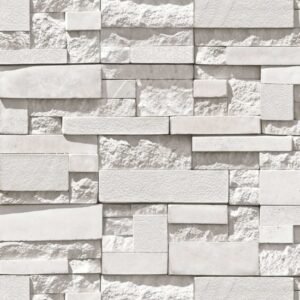 Noble Cream Brick Wallpaper