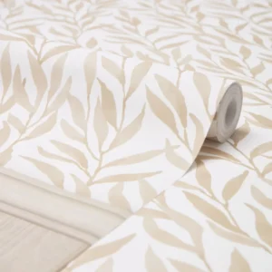 Neutral Foliage Kitchen Wallpaper