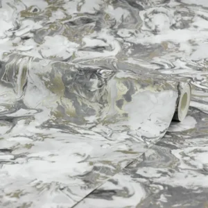 Marble Mist Swirl Kitchen Wallpaper