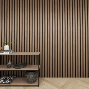 Acoustic Walnut Slat Panel