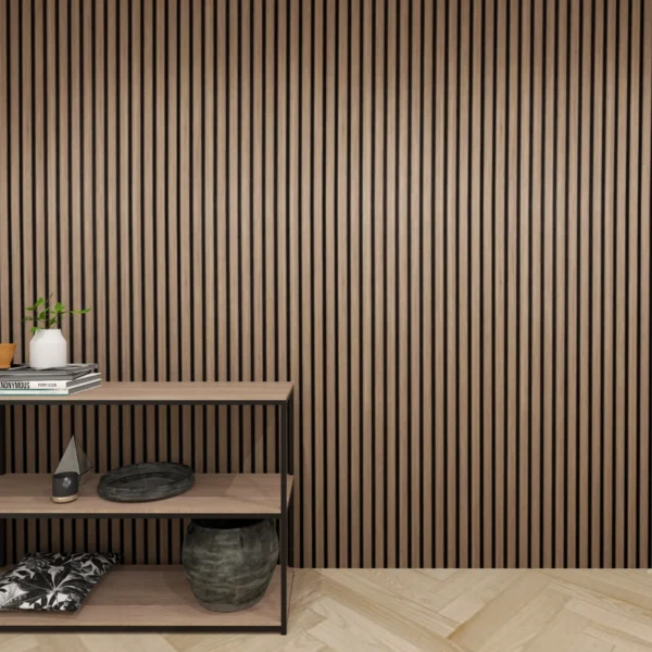 Acoustic Walnut Slat Panel