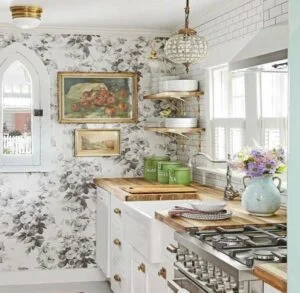 Floral-kitchen-wallpapers