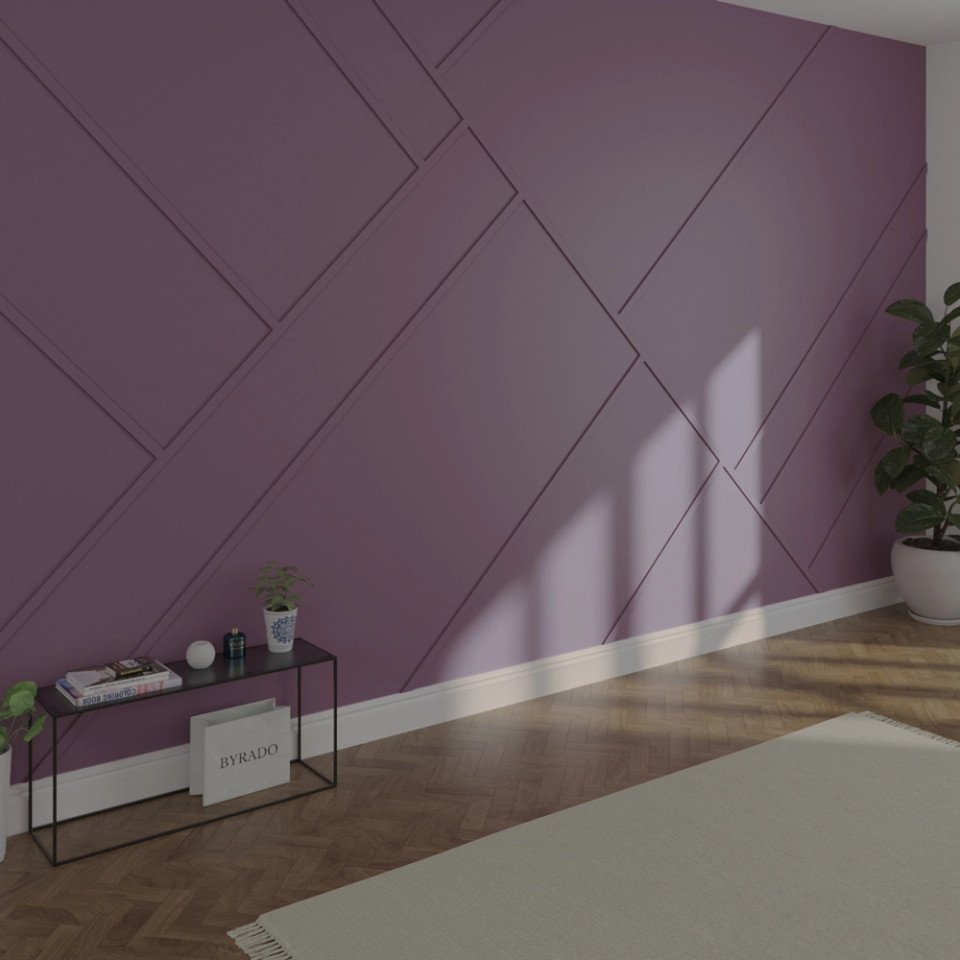 Geometric MDF Wall Panelling Kit