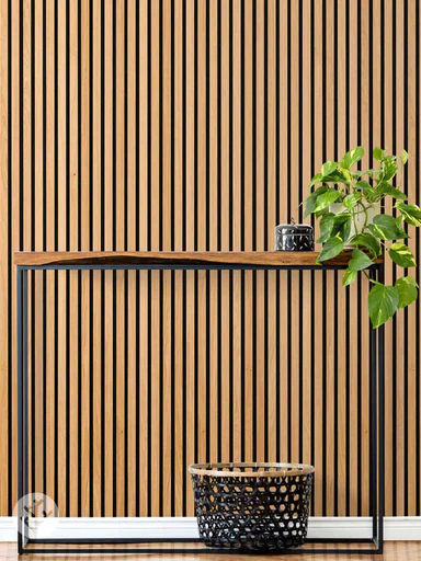 Natural Oak Acoustic Slat Wood Wall Panels