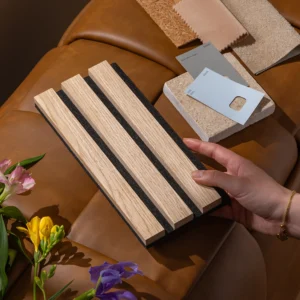 SlatWall Acoustic Natural Oak Panel