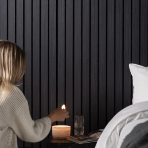 SlatWall Grand Acoustic Black Panel