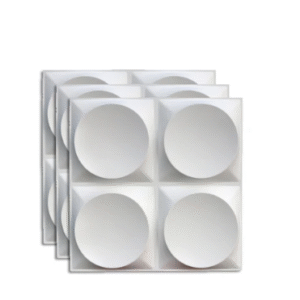 Modern Style PVC Wall Panel Living Room Peel and Stick 3D Wall Paneling