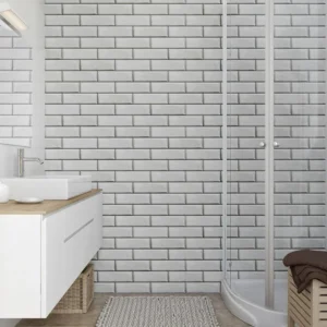 Modern White Brick 3d brick wall panels