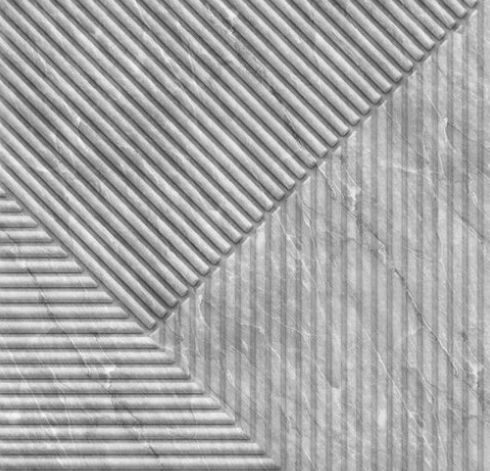 3D Wall Panels—PVC Stripe Design 50X50 cm