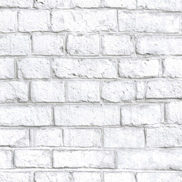 Peel and Stick Brick Wallpaper (White) - Wall Panels Dubai