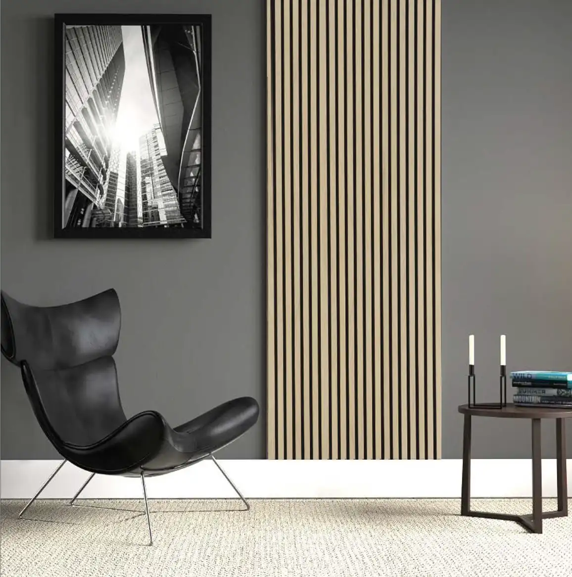 Custom Wall Panels for Living Rooms