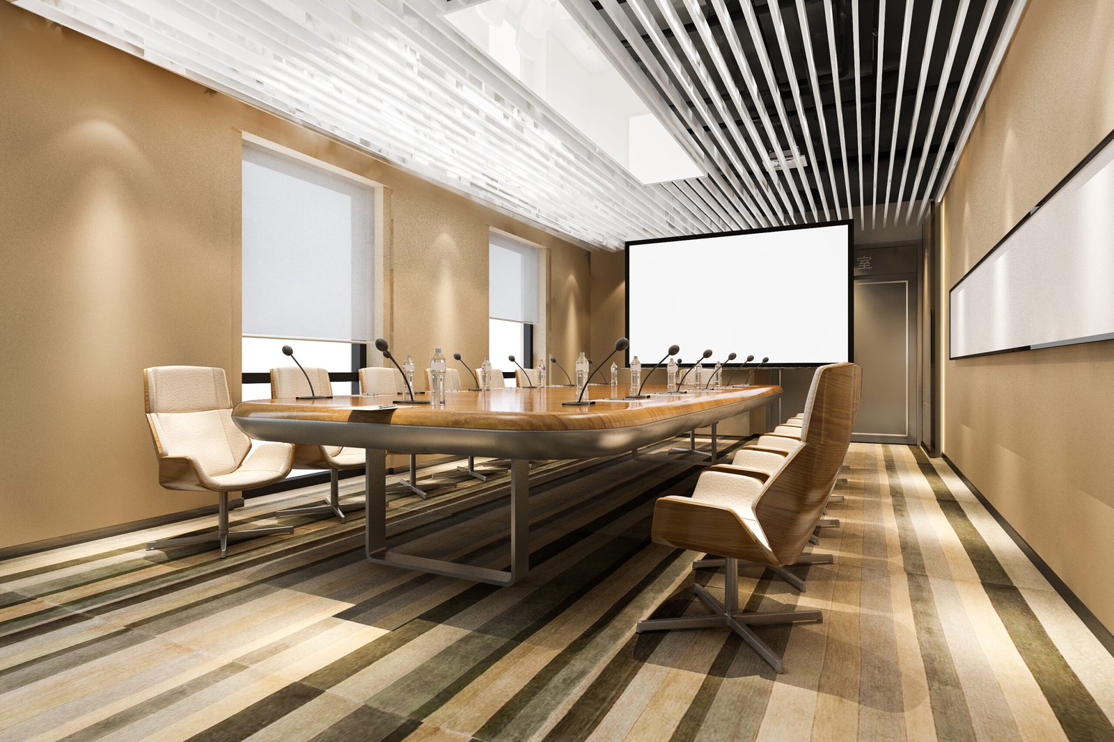 Laminate Wall Panels For Modern Office at Dubai Hills