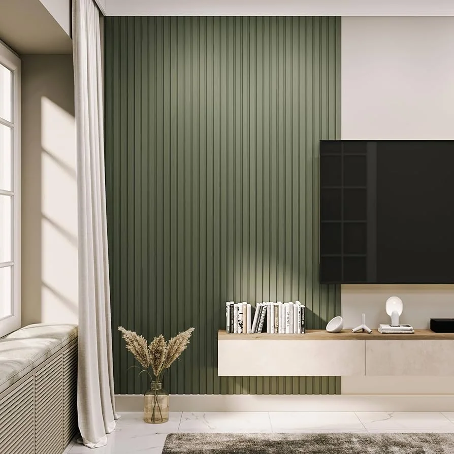 MDF Wall Paneling Kit Paintable TV Wall Panels